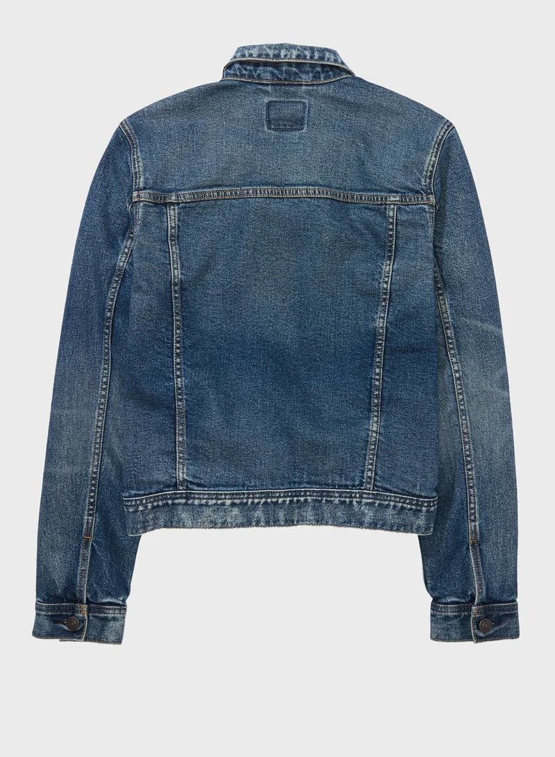 امريكان ايجل Pocket Detail Denim Jacket