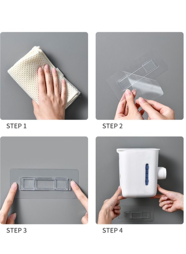 اي ام زد جي منظف وعاء المرحاض ، فرشاة للاستعمال مرة واحدة مع 10 مناديل مبللة لعصا المرحاض للتنظيف - Image 4