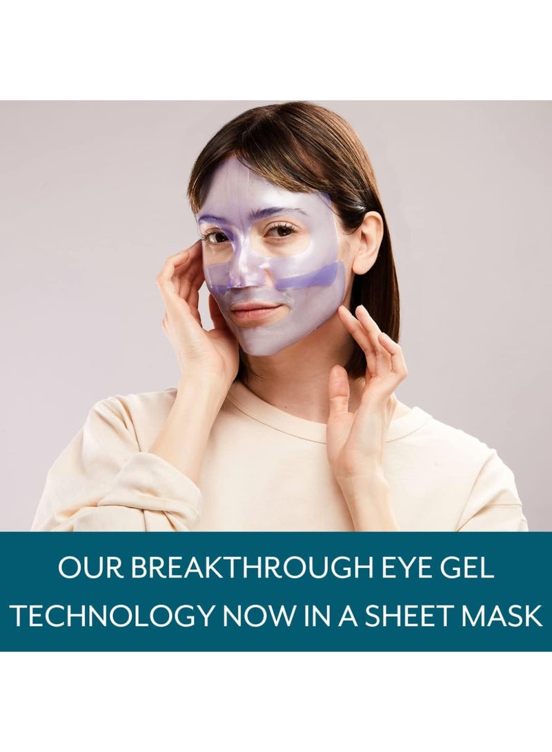 Patchology Beauty Sleep Hydrogel Mask – Overnight Renewal for Dull Skin, Retinol & Blue Lotus, Regenerating Mask for Texture Relief 1 Count - Image 4