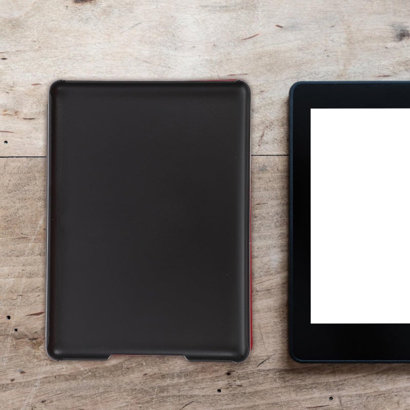 Red Leather Case Cover With Stand For Kindle Paperwhite E-Reader Ultra Thin Protection - Image 4