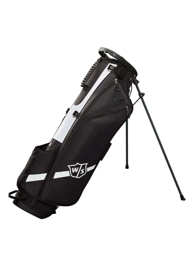 Wilson QS Golf Stand Bag, Black/ White