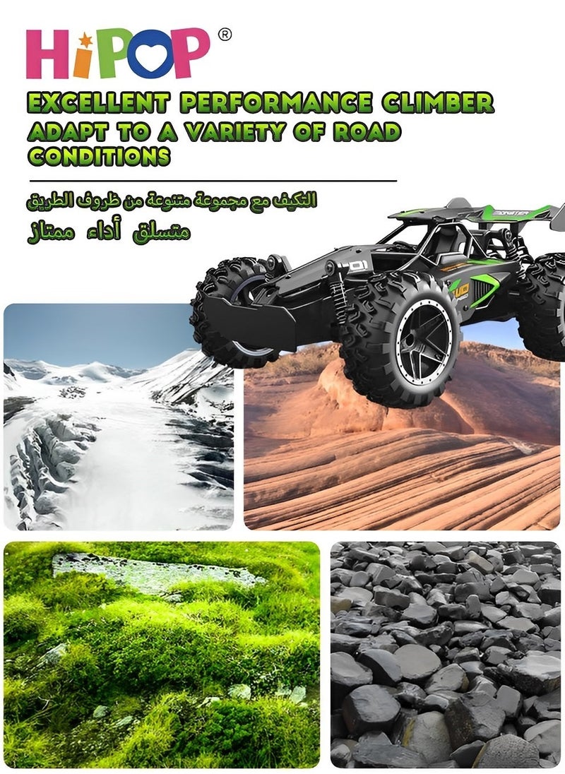 HIPOP - Off Road Remote Control Car,High Speed RC Cars,All Terrain RC Trucks,2.4Ghz Radio Controller Toys Car,Car Toys for Kids Gift - Image 1