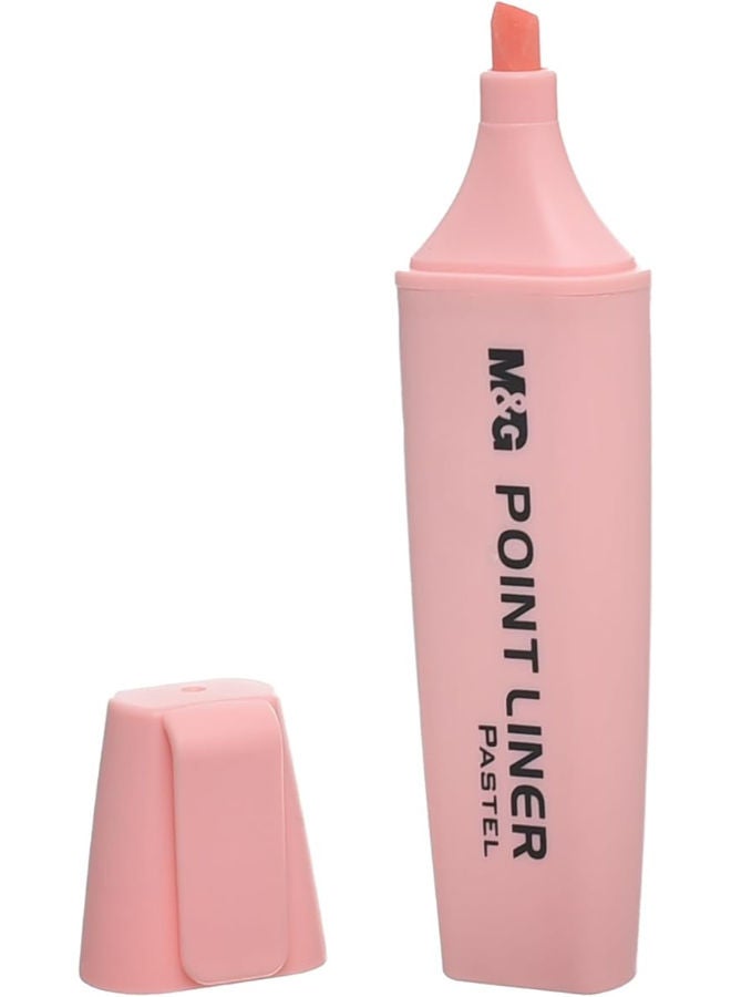 M&G Highlighter Pen, Bright and Soft Highlighting, Chisel Tip Pastel - Image 3