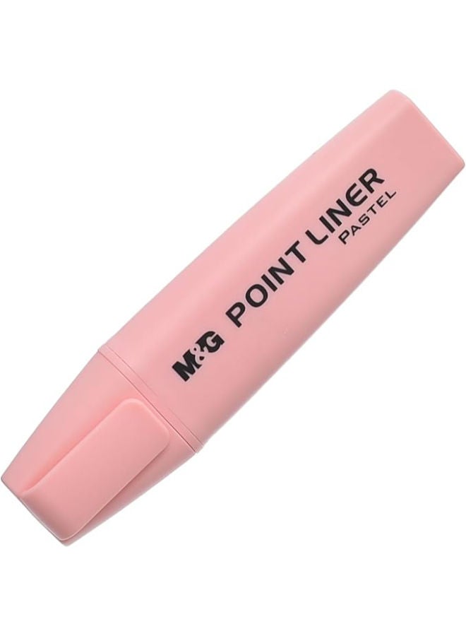 M&G Highlighter Pen, Bright and Soft Highlighting, Chisel Tip Pastel - Image 2