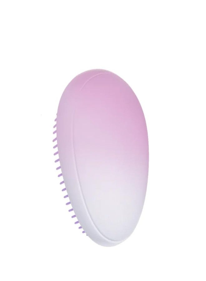 Digital Shoppy Small Solid Color Cute Hairdressing Comb (Grape Purple) - Image 1