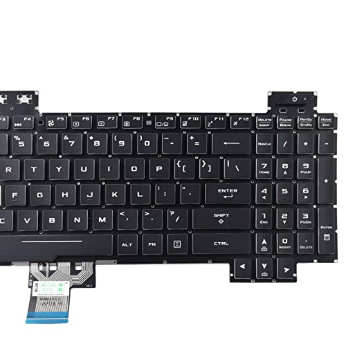 SUNMALL Replacement Keyboard Compatible with Asus TUF Gaming FX505 FX505DD FX505DV FX505DU FX505DY FX505GD FX505GE FX505GM FX505GT TUF705DD TUF705DT TUF705DUFX86 Serie RGB Backlight - Image 5