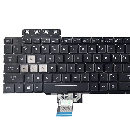 SUNMALL Replacement Keyboard Compatible with Asus TUF Gaming FX505 FX505DD FX505DV FX505DU FX505DY FX505GD FX505GE FX505GM FX505GT TUF705DD TUF705DT TUF705DUFX86 Serie RGB Backlight - Image 4