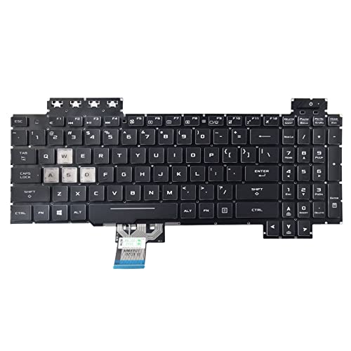 SUNMALL Replacement Keyboard Compatible with Asus TUF Gaming FX505 FX505DD FX505DV FX505DU FX505DY FX505GD FX505GE FX505GM FX505GT TUF705DD TUF705DT TUF705DUFX86 Serie RGB Backlight - Image 2