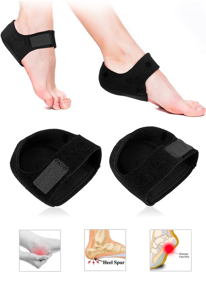 Lemon Plantar Fasciitis Socks with Arch Support Heel Protector for Plantar Fasciitis and Heel Pain Relief, Achilles Tendinitis, Dry Cracked Heels, Cushioned Heel Cups for Men & Women, 1 Pair  - Image 1