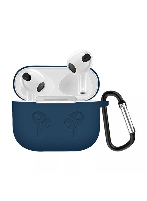 Protective Shockproof Silicone Case Cover for Apple AirPods 3 3rd Generation Dark Blue