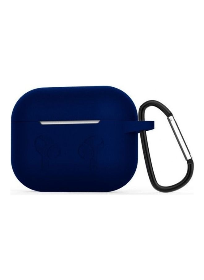 Generic - Protective Shockproof Silicone Case Cover for Apple AirPods 3 3rd Generation Dark Blue - Image 1