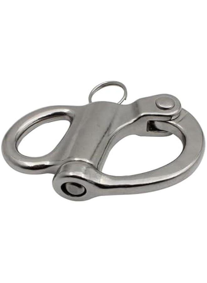 Generic Jaw Swivel Snap Shackle Stainless Steel for Sailboats Spinnakers Halyards &Diving 35mm Snap Shackle  - Image 5