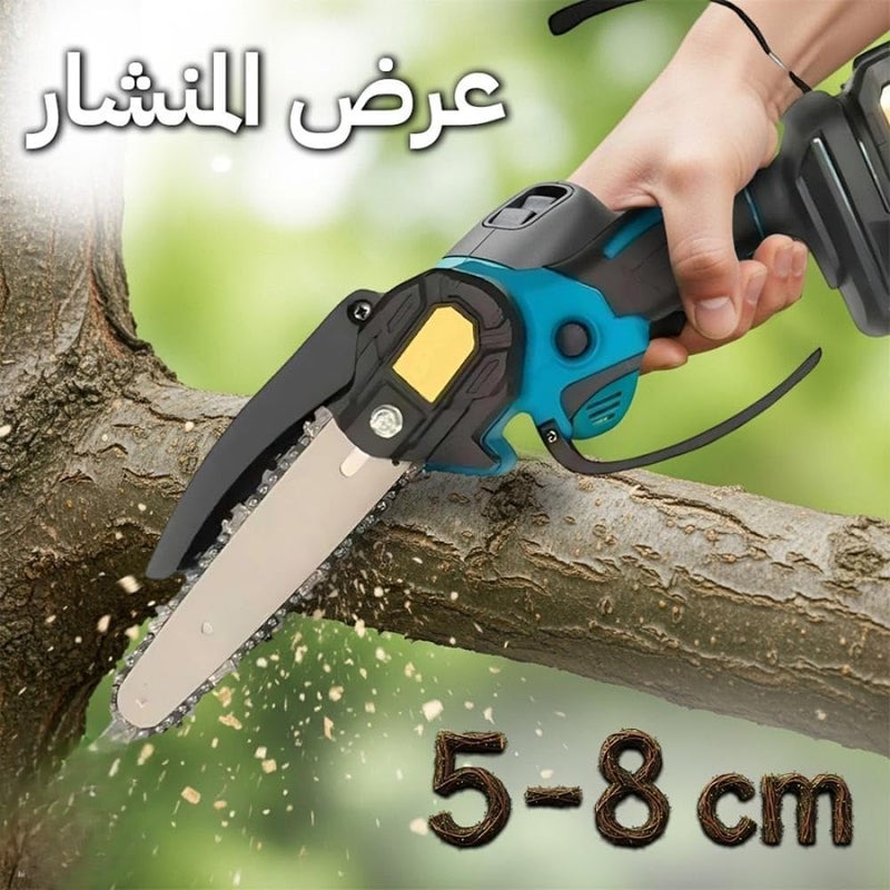 PRIMO PLUS Cordless Electric Pruning Shears with Mini Chain Saw 2 in 1 Rechargeable Lithium Battery, Professional Lightweight Pruning Shears for Trees, Branches, Home Gardens DX3314 - Image 3