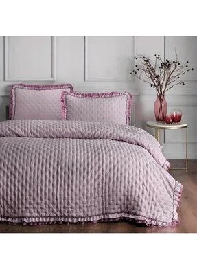 Linens Scarlett Double Bedspread Set Lilac