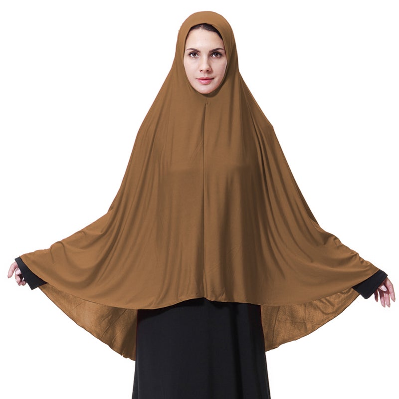 Women's Solid Color Daily Routine Long-Style Headscarf Headband Headwraps - Image 1