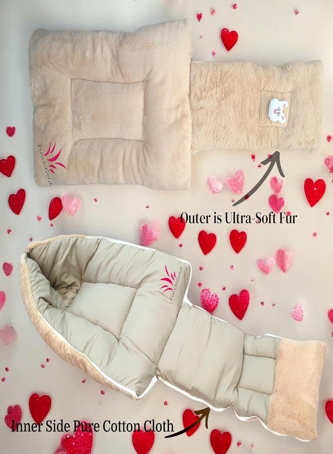 FinchGold Baby Sleeping Carry Bag Bedcum for 0-12 Months (Camel) - Image 3