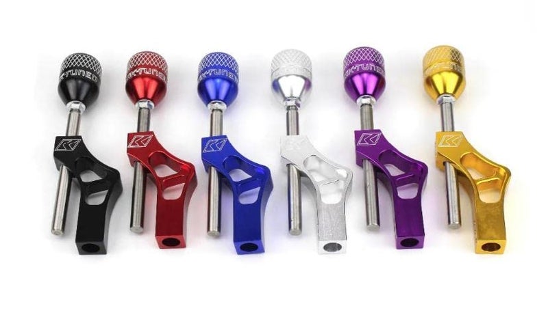 AUTO MT JDM CAR Accessories Gear Shift Knob Lever Adjustable Extender ++ Gear Shift KNOB Height Lever Extension Car Gear Shifter Extender Kit with 4 Adapters (Black Gear Extension + Black Gear KNOB) - Image 5