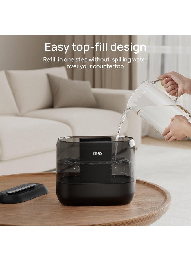 Dreo Dreo Humidifiers for Bedroom, Top Fill 4L Supersized Cool Mist Humidifier with Oil Diffuser and Nightlight, 32H Runtime, Quiet Ultrasonic Humidifiers for Home, Large Room, Baby Nursery and Plants  - Image 3