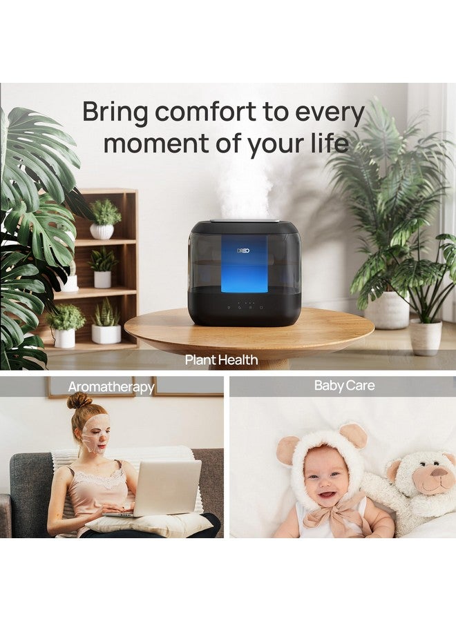 Dreo Dreo Humidifiers for Bedroom, Top Fill 4L Supersized Cool Mist Humidifier with Oil Diffuser and Nightlight, 32H Runtime, Quiet Ultrasonic Humidifiers for Home, Large Room, Baby Nursery and Plants  - Image 5