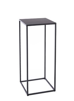 Edelman Quinty side table black - l25xw25xh60cm - EDEL-1079726 - SUNCOAST- Indoor / Outdoor SIDE TABLE/GARDEN TABLE/BALCONY TABLE  - Image 1