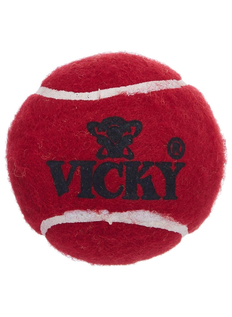 Cricket Ball Tennis Heavy Pack Of 6 Maroon Color