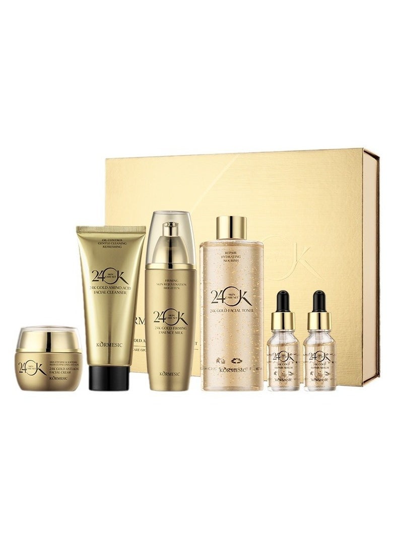 Kormesic 24K Gold Skincare Set  Gentle Cleansing, Deep Nourishment & Radiant Skin  - Image 1