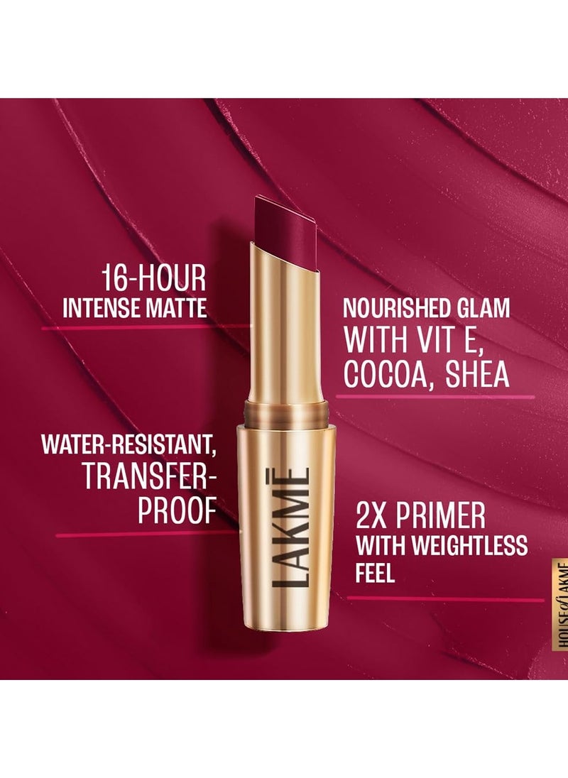 LAKME Lipstick Red Velvet Matte  - Image 3
