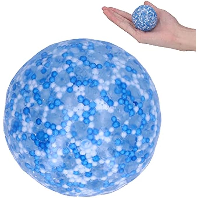 Cryfokt Stress Relief Squeeze Ball Tear Resistant Decompression Toy for Children Above 3 Years Old (Blue) - Image 2