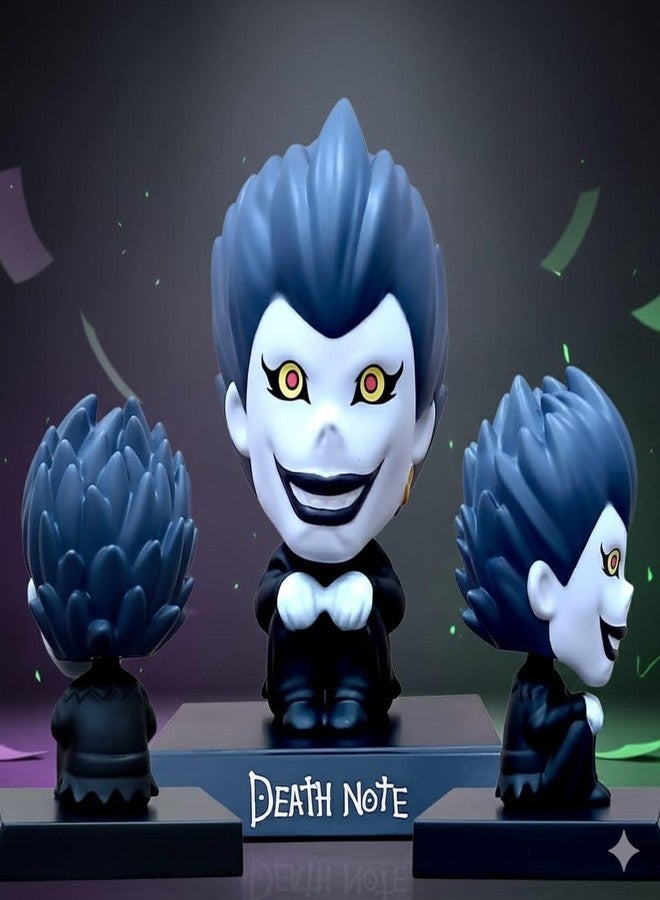 Abelestore Ryuk Bobble Head for Death Anime Note Car Dashboard with Mobile Holder Action Figure Toys Collectible Bobblehead Showpiece for Office Desk Toy for Kids and Adults Multicolor - Image 2