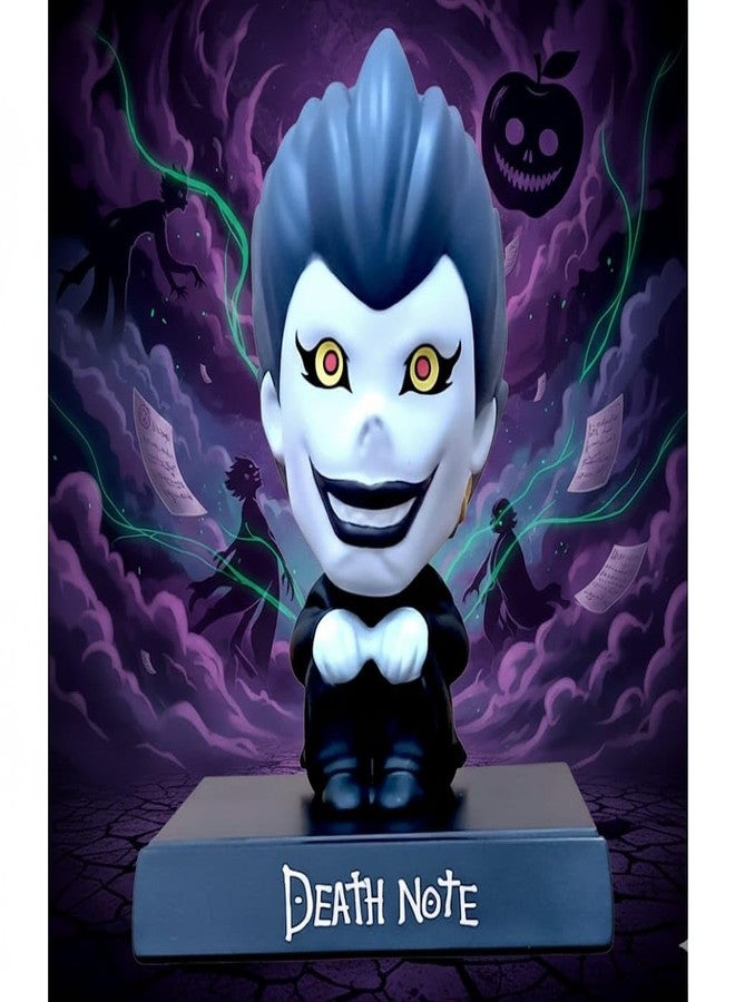 Abelestore Ryuk Bobble Head for Death Anime Note Car Dashboard with Mobile Holder Action Figure Toys Collectible Bobblehead Showpiece for Office Desk Toy for Kids and Adults Multicolor - Image 5