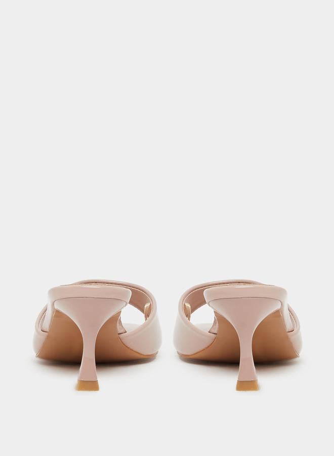 Styli Styli Solid Open Toe Stiletto Heel Sandals  - Image 4