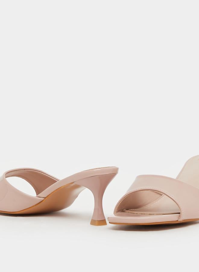 Styli Styli Solid Open Toe Stiletto Heel Sandals  - Image 3