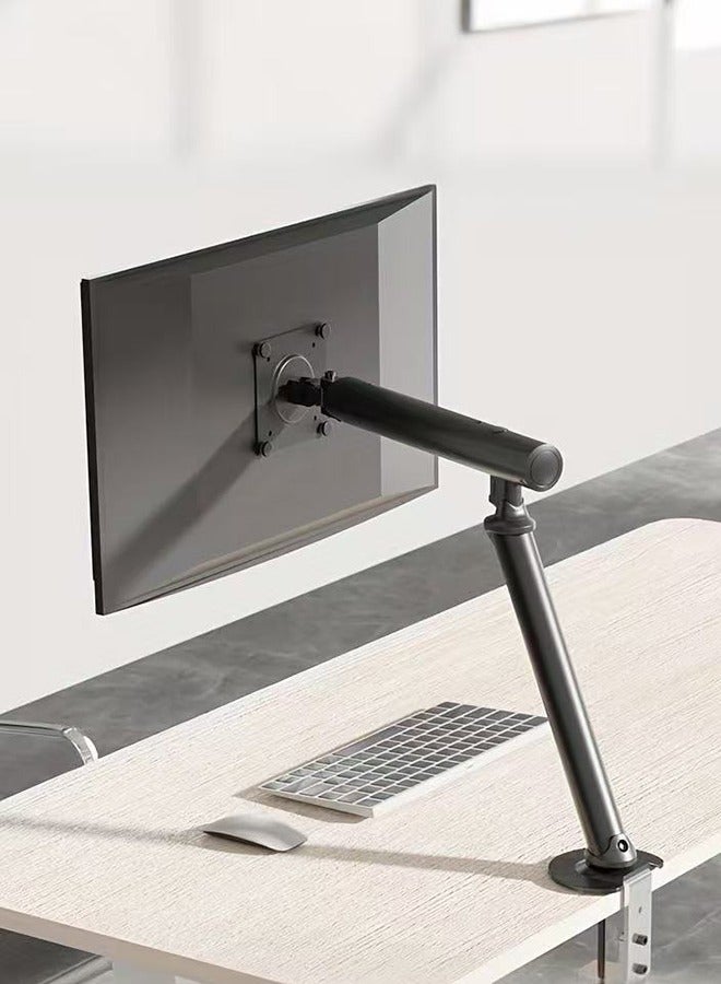 XiuWoo Full Motion Monitor Stand,Tilt Swivel Single Monitor Arm Mount For 15-32 Inch Screen With Desk C-Clamp And Grommet Option  - Image 1