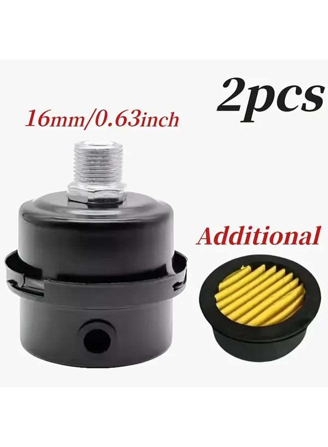 3 8 Silencer Filter Metal Air Compressor Intake Noise Muffler - Image 1
