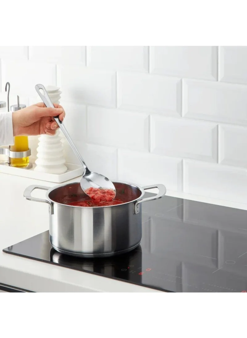 أيكيا Grunka Kitchenware Serving Set 4 Piece Ladle Spoon Spatula Stainless Steel