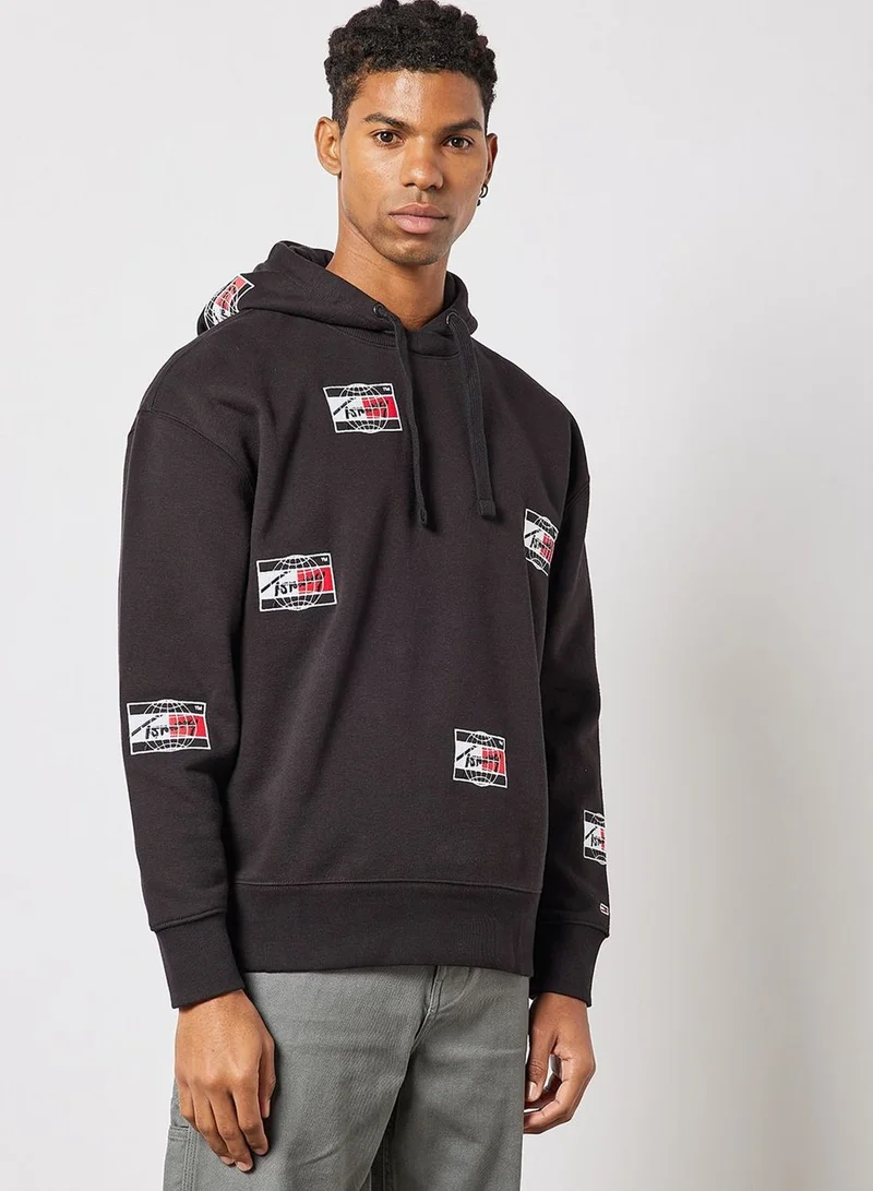 TOMMY JEANS Logo Relaxed Hoodie