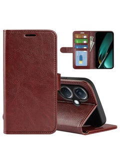 HuHa Case Cover For OPPO K11 5G R64 Texture Horizontal Flip Leather Phone Case Brown 
