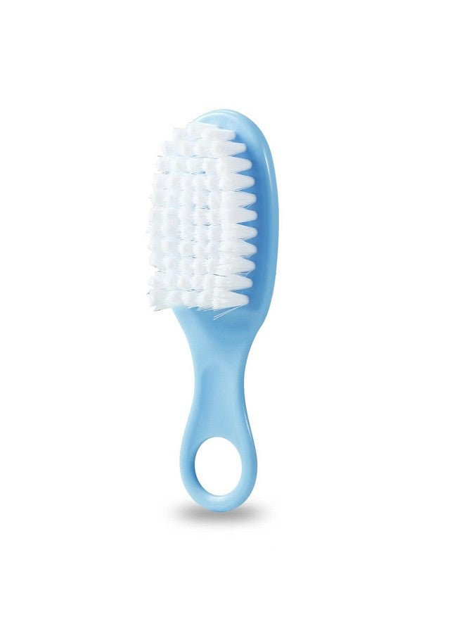 PandaEar Baby Healthcare & Grooming Kit - Baby Safety Set Comb, Brush, Finger Toothbrush, Nail Clippers, Scissors, Nasal Aspirator - Nursery Care Kit (Blue) - Image 4