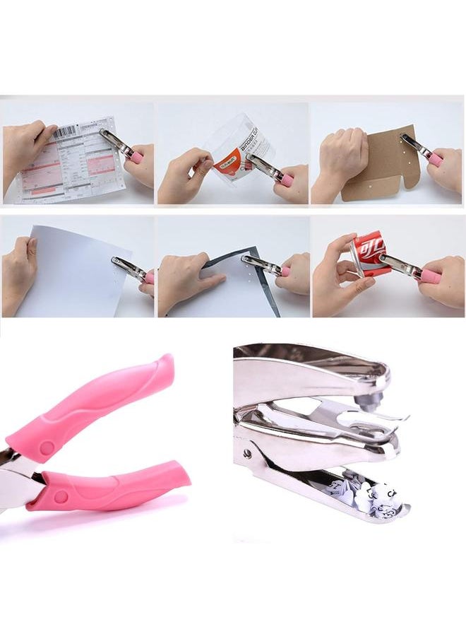 1 Pack 6.3 Inch Length 1/8 Inch Diameter of Circle Hole Handheld Single Paper Hole Punch, Puncher with Pink Soft Thick (Middle Circle 1/8 inch) - pzsku/Z147DE432CBDD39828320Z/45/_/1736394101/50a0c07a-0b95-42b9-b209-3e1824d61547