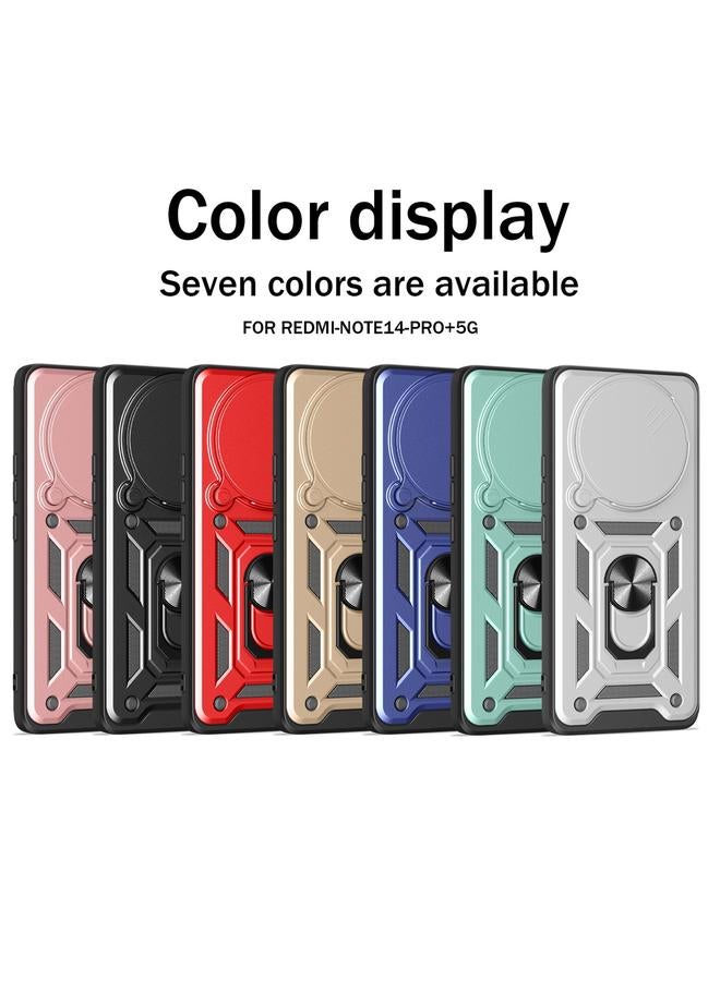 إيروريكس جراب لهاتف Redmi Note 14 Pro+ 5G بتصميم غطاء كاميرا منزلقة مصنوع من مادة TPU+PC - Image 2