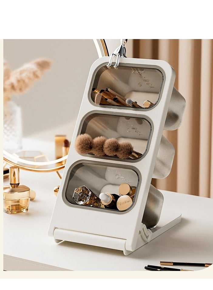 Multi-Use Acrylic Desktop Organizer - Storage Box for Tea Bags, Coffee, Cosmetics, Stationery | For Home, Office, Bathroom - Image 2