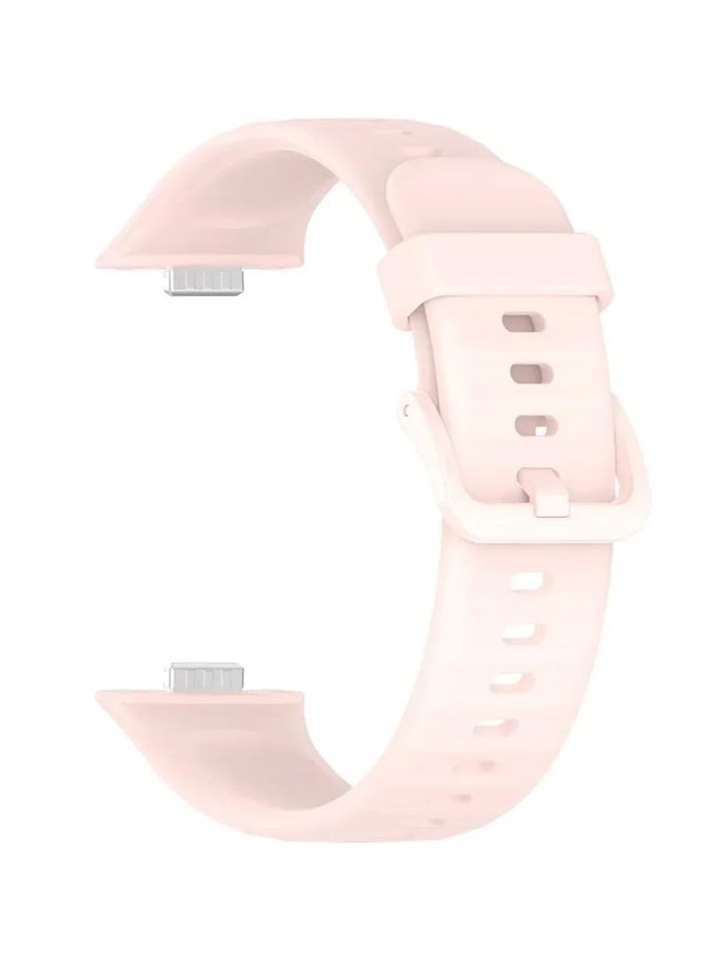 Official Silicone Strap for Watch Fit 3 (2024) Replacement Bracelet Wriststrap for Watch Fit3 Strap, Solid Color Watch Band