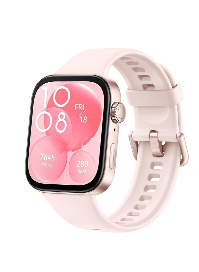 Generic - Official Silicone Strap for Huawei Watch Fit 3 (2024) Replacement Bracelet Wriststrap for Huawei Watch Fit3 Strap, Solid Color Watch Band - Image 1