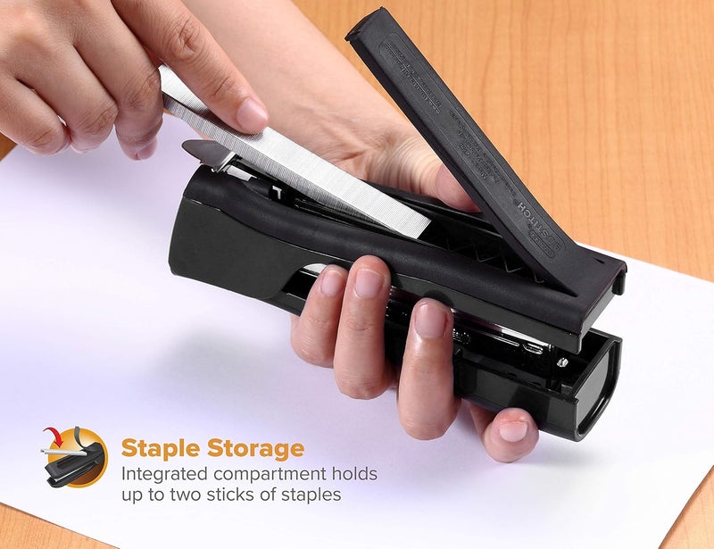 Bostitch Office Eco-Friendly Dynamo 4 in 1 Standup Stapler, Includes 420 Staples, 20 Sheet Capacity, Integrated Pencil Sharpener, Staple Remover & Staple Storage, Black - Image 4