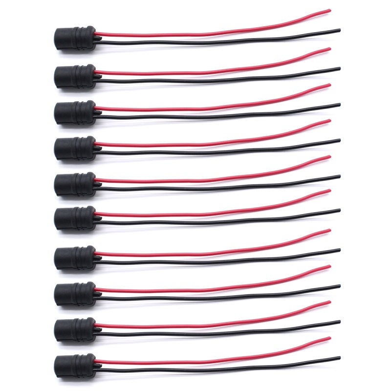 T10 W5W Socket Connector Multicolor 100% Brand New - Create Extra Light Outlet Wedge Light Bulb Socket for Cars Bikes Trucks Trailers Boats Caravans - Image 1