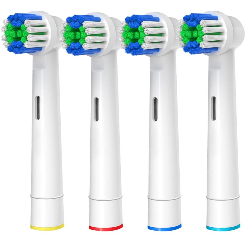 Replacement Toothbrush Heads Compatible with Oral-B Braun - 4 Pack - Image 1