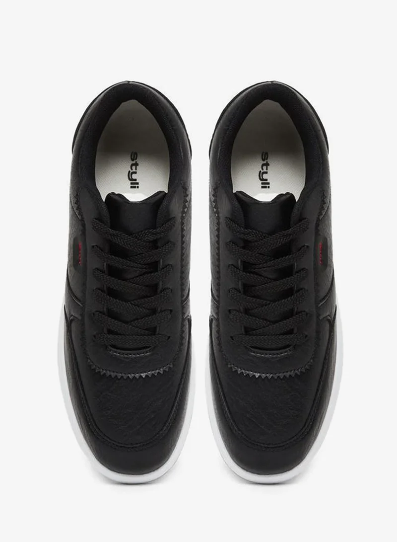 Styli Active Classic Court Lace Up Sneakers