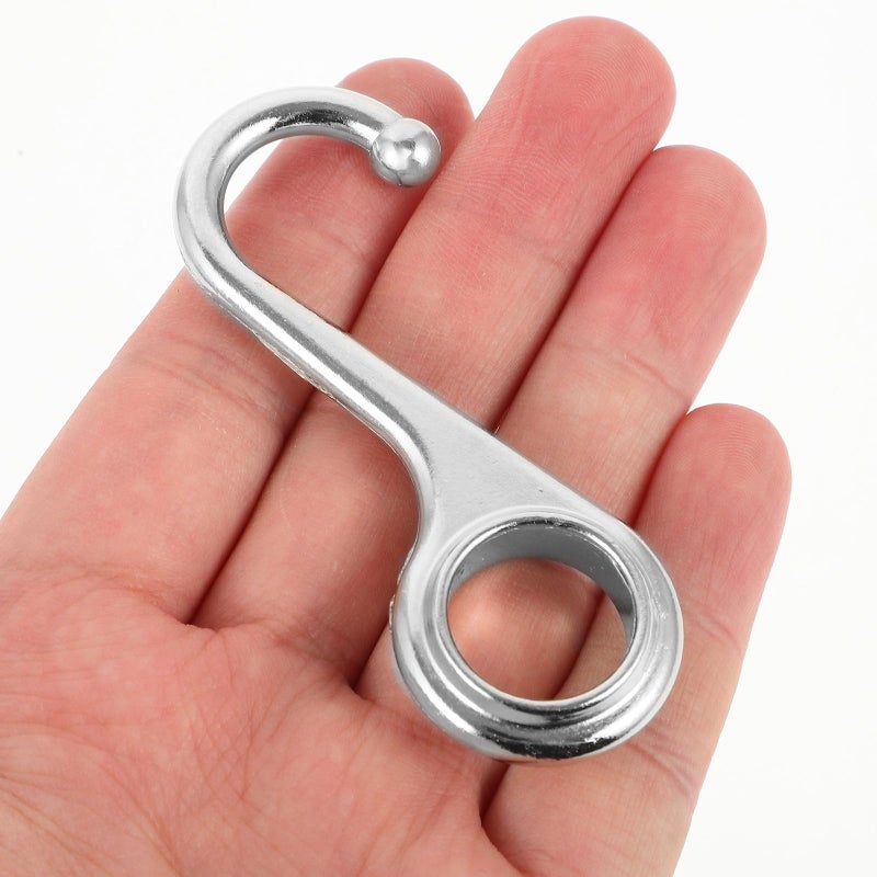 Metal Key Hooks Set of 5 for Wall Kitchen Bathroom Towel Coat Hat Organizer - Image 5