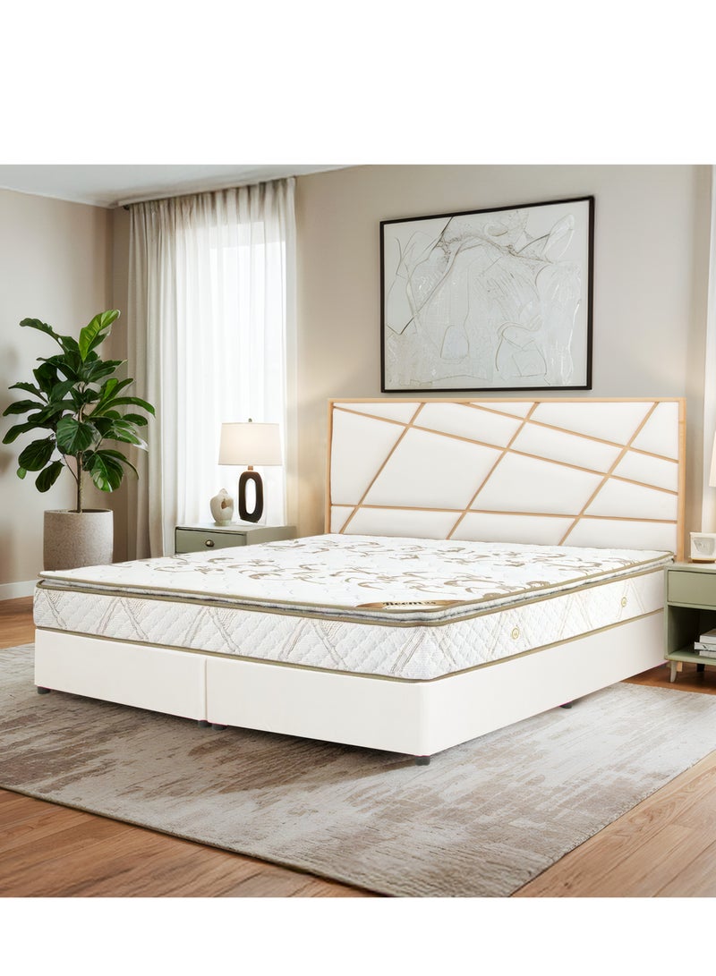 Back Care Reem Premium Orthopedic Mattress, Medium-Firm with Pocket Springs & High-Resilience Foam, Breathable Cool Fabric, Anti-Bacterial Design, Deep Sleep & Spine Alignment –  200x120 cm - Image 1