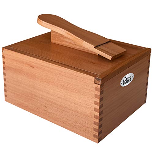FOOTMATTERS Hardwood Boot & Shoe Care Shine Box - Shine Box Only - Image 1